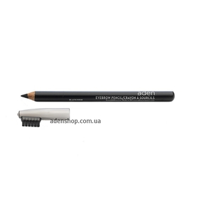 Карандаш для бровей со щеткой Aden Eyebrow Pencil Black