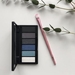 Палетка теней для век Aden Cosmetics Eyeshadow Palette №1 Black/Blue
